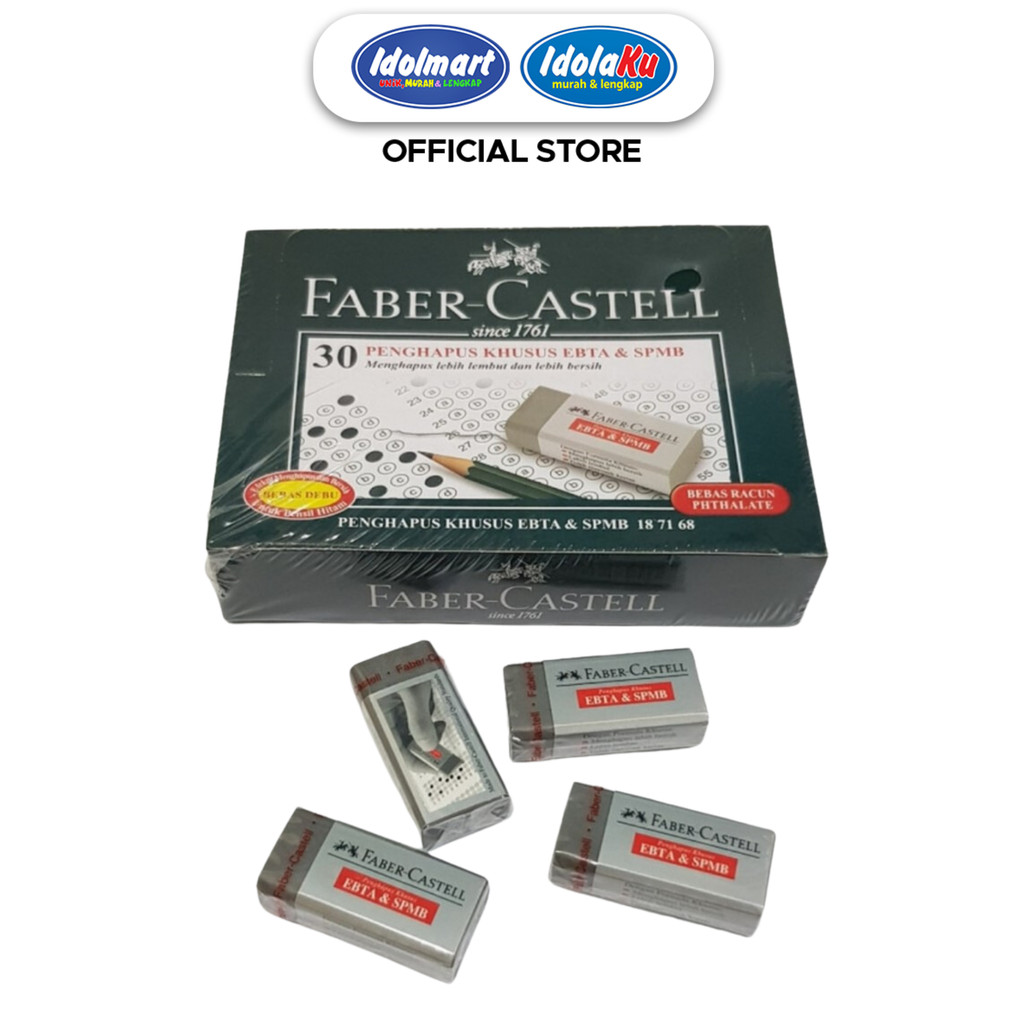 

IDOLMART FABER CASTELL Penghapus B30 Penghapus Pensil Satuan