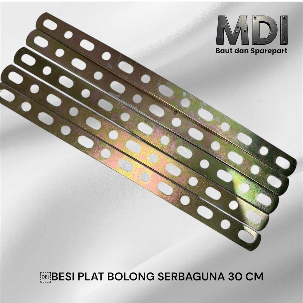 

(10 pcs) BESI PLAT BOLONG SERBAGUNA 30 cm
