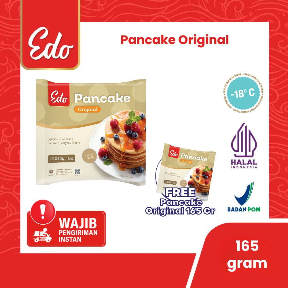 

[BUY 1 GET 1] Edo Pancake Original 165 gr