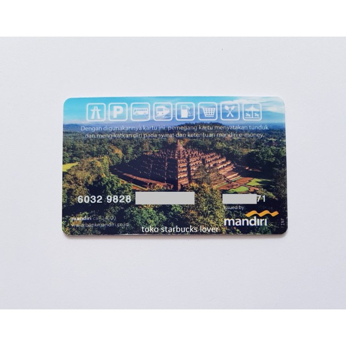 Kartu Emoney Mandiri series Wonderful Indonesia Borobudur