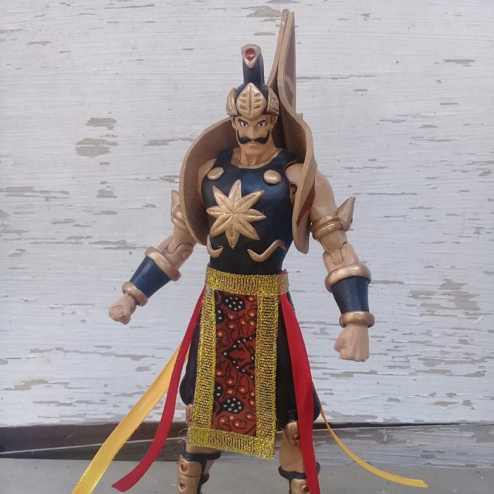 Action figure wayang indonesia gatotkaca custom