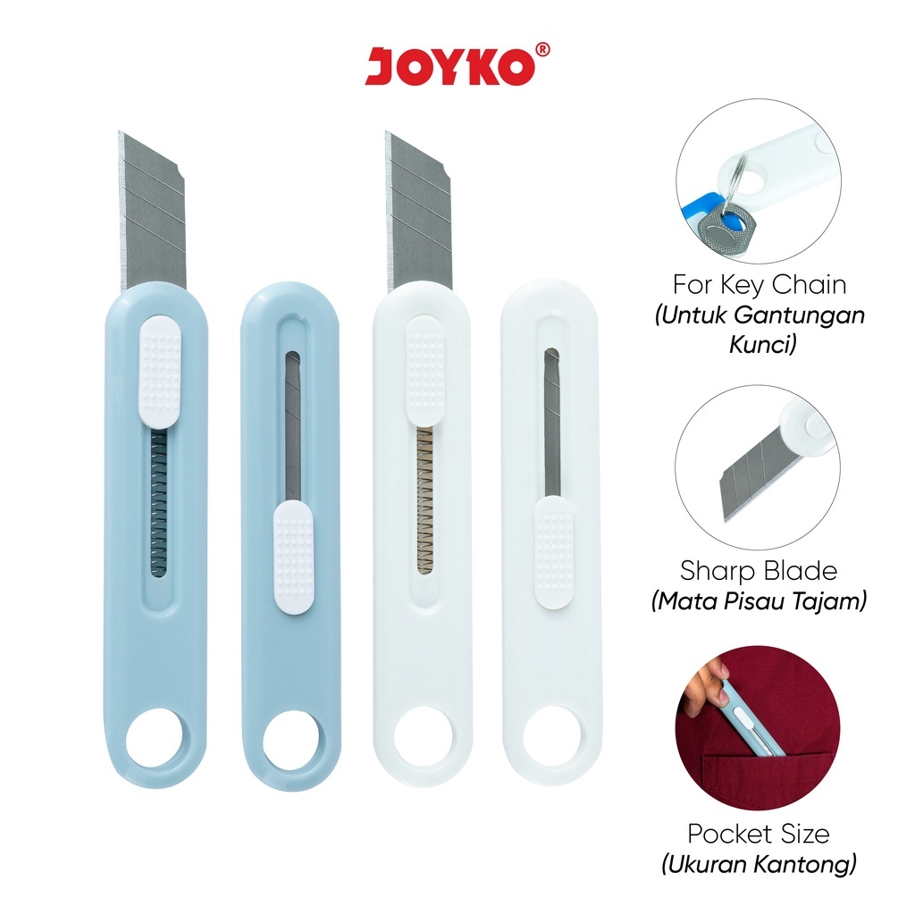 

Mini Cutter Joyko CU-0512 Pemotong Kater Mini Kecil Alat Kantor Sekolah - Satuan