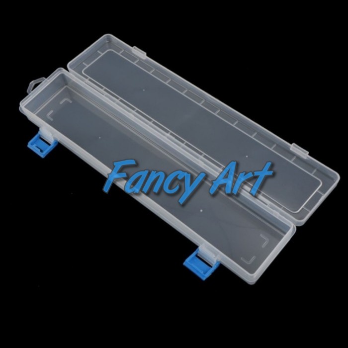 

[YL-0652] Painting Brush Storage Box / Kotak Simpan Kuas Lukis - Cat - Pensil - Tutup Biru