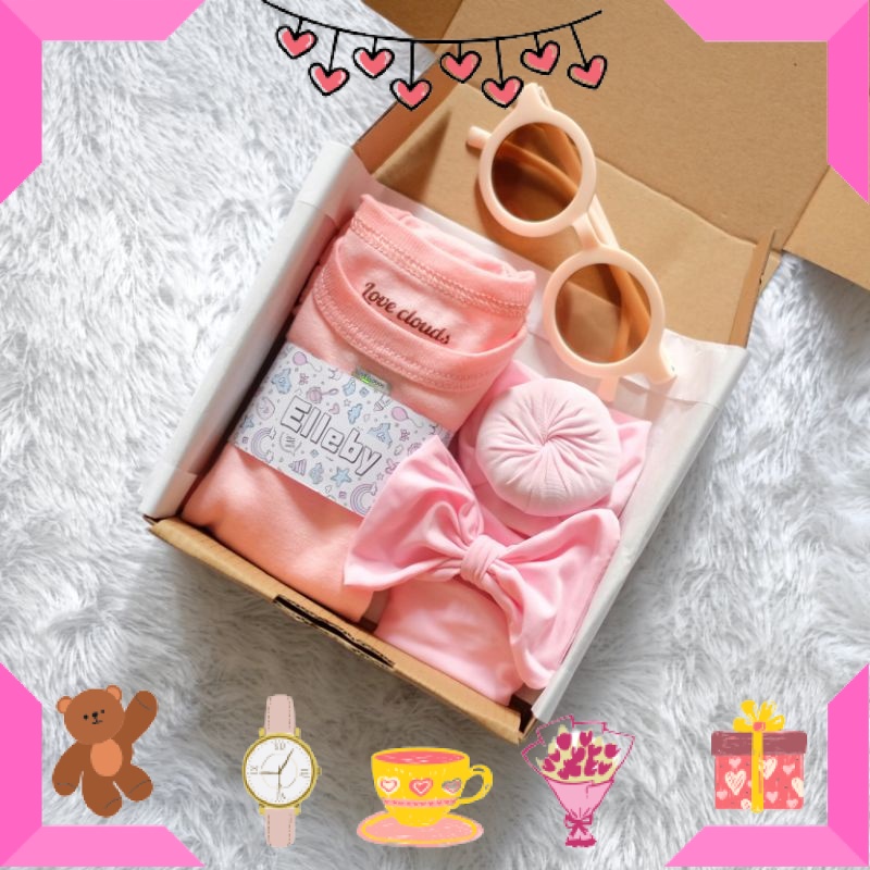 

HAMPERS BAYI ANAK MUDA REMAJA PACAR ISTRI BIKIN ROMANTIS ANNIVERSERY/ Hampers Bayi Hamper Bayi Girl Kado Hadiah Lahiran Perempuan Gift Set Newborn Babygift Perempuan Parcel Box Kotak Premium Eksklusif Kertas / ULTAH LAHIRAN WISUDA JADIAN