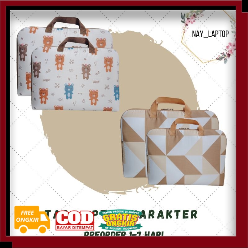 TAS LAPTOP MODEL BARU KUAT TAHAN LAMA /TAS LAPTOP WANITA KARAKTER MURAH BERKUALITAS ASUS ACER LENOVO