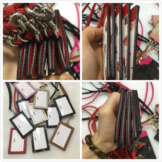 

YEN Coach Card Holder ID Lanyard Name Tag 64 Styles