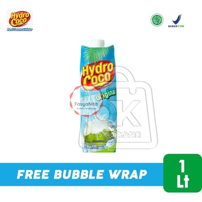 

Hydro Coco 1 Liter/ Minuman Air Kelapa Coconut Water (1 pcs) - Original 1liter - FasyAnita Mart Denpasar