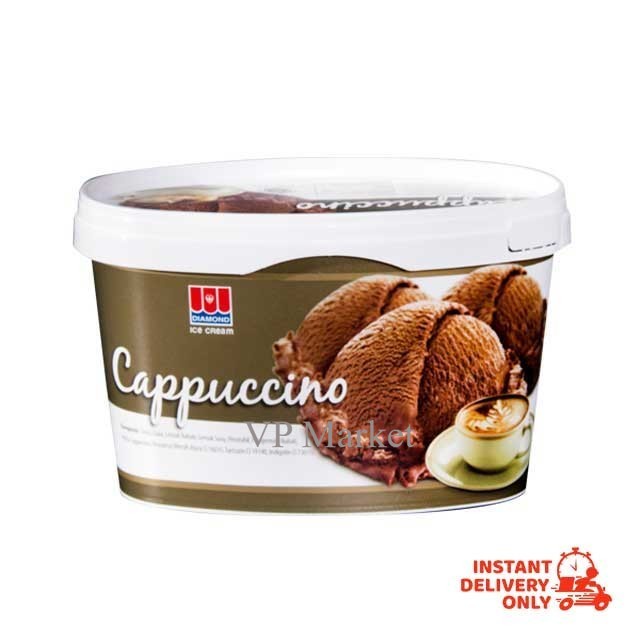 

DIAMOND ICE CREAM CAPPUCINO REG 700ML HARUS INSTANT KURIR