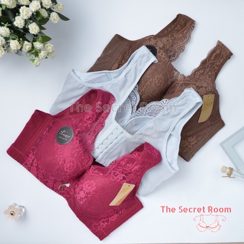 TALLY BRA BH 9119 | BUSA TIPIS |CUP D | ADA KAWAT | SIZE 36-42 (BH PENEKAN LEMAK)