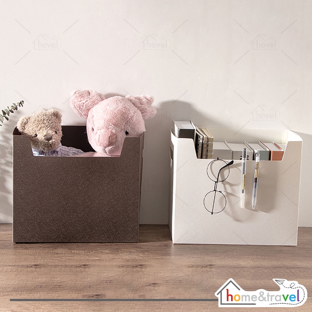 

16A. Kotak Penyimpanan Dokumen Buku Majalah Alat Tulis Foldable Desktop Box Container Waterproof