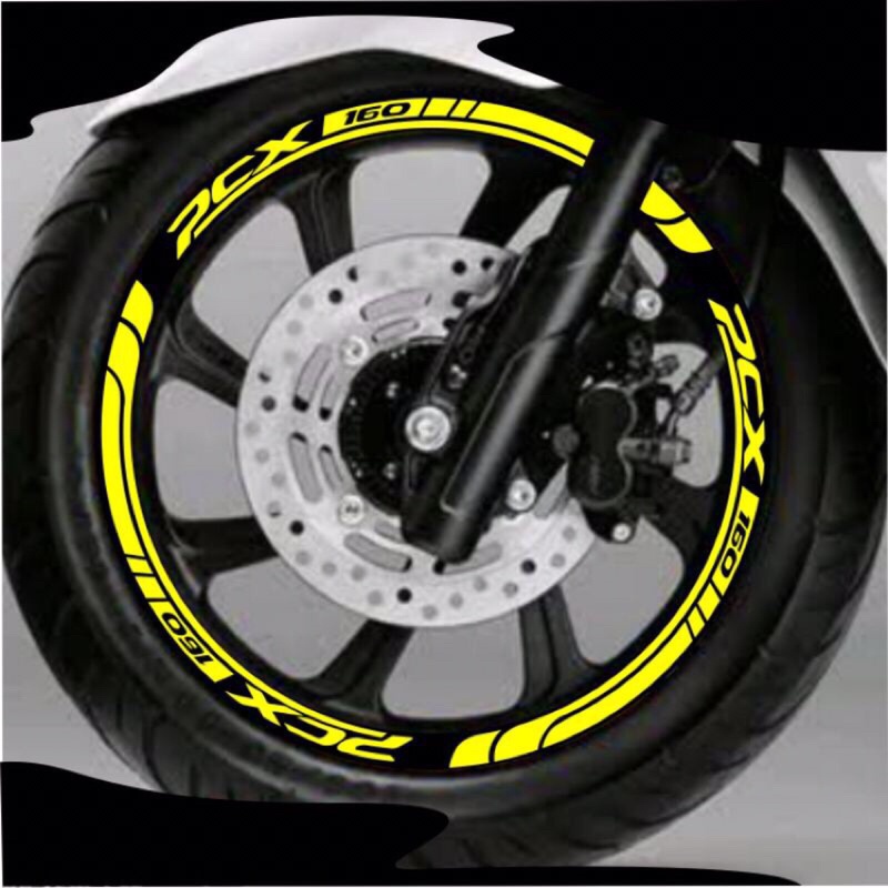 sticker motor stiker pelek motor pcx150