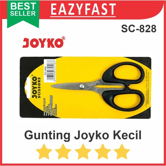 

Gunting Joyko Kecil SC-828 SC828 Potong Kertas Tajam Stainless Scissor