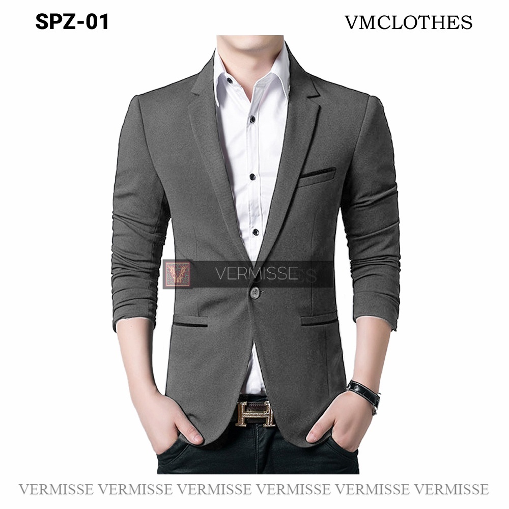 Baju Pria Jas Blazer Pria Blazer Gaul Blazer Korea Casual Formal Jas Wedding Blazer Dinas Jas Wisuda