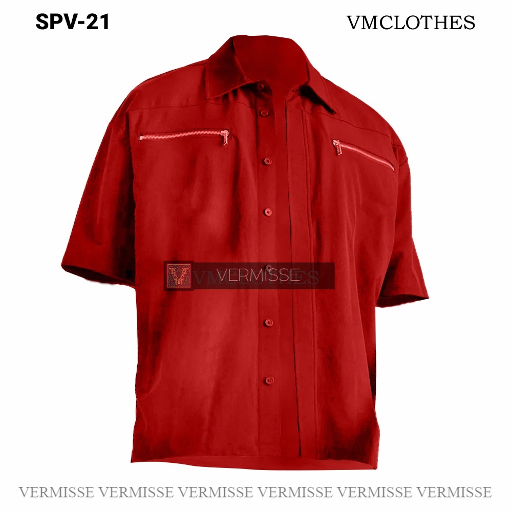 Baju Pria Seragam Pria Kemeja Casual Kemeja Formal Polos Seragam PDL Pria Taktikal Sporhem Baju Kerj