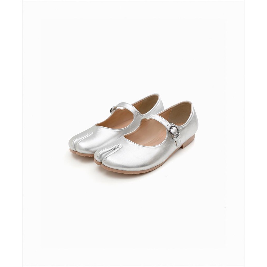 CAJSA | MISAKI SILVER - TABI FLATS