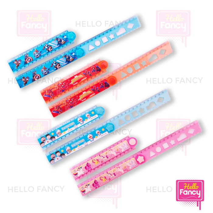

Penggaris Lipat 30cm Karakter Geometri / Penggaris Anak CC-668