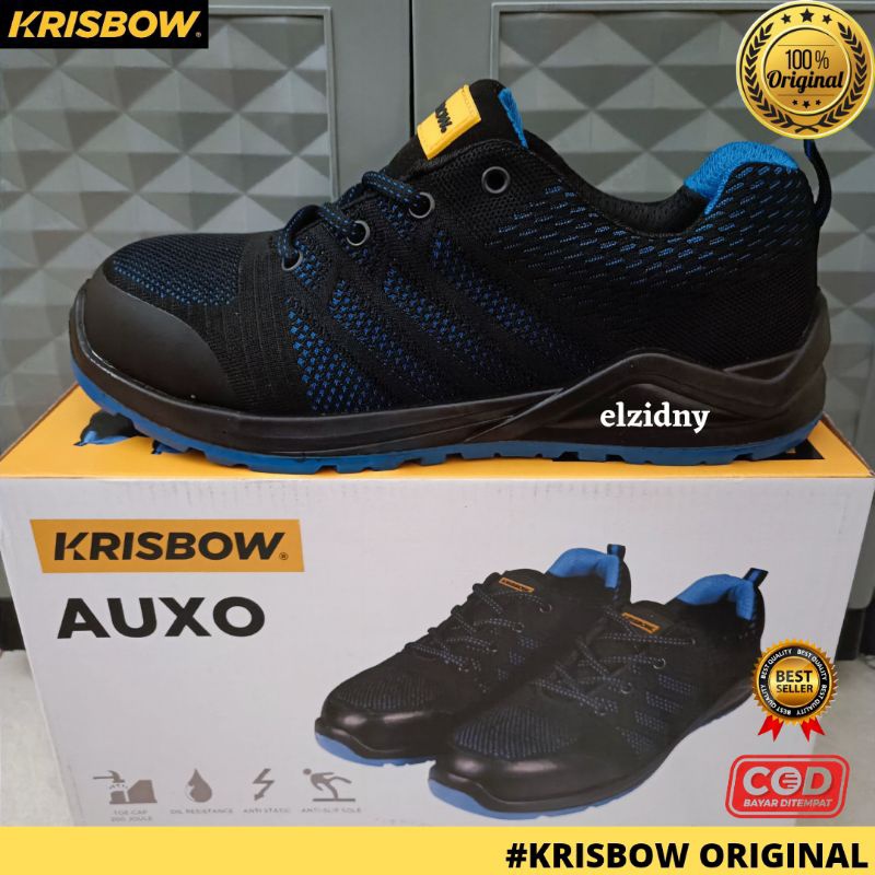 promo meriyah Sepatu Safety Shoes Krisbow Auxo model sneakers