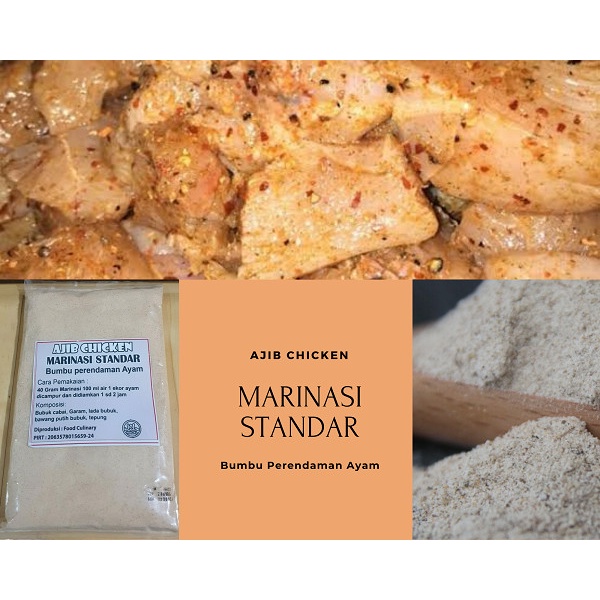 

New Produk Tepung Bumbu Rendaman Marinasi Standar- Fried Chicken 1000 Gram - MarinasiStandar
