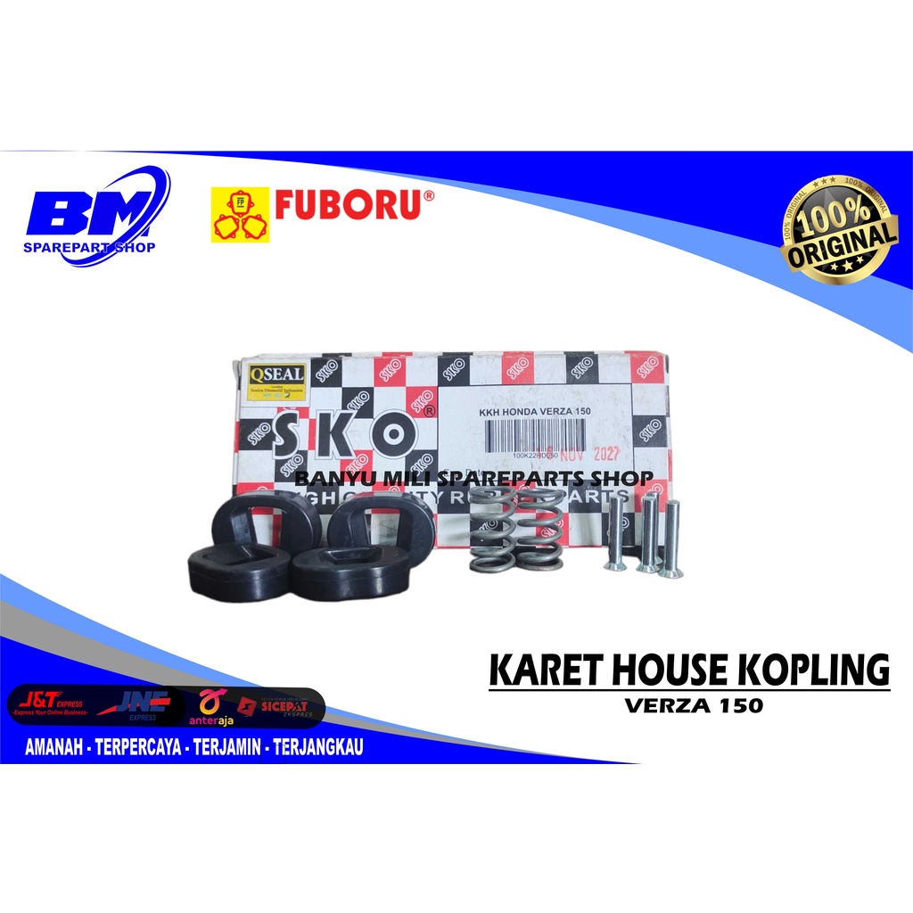 KARET HOUSE KOPLING/KARET RUMAH KOPLING VERZA 150 FUBORU