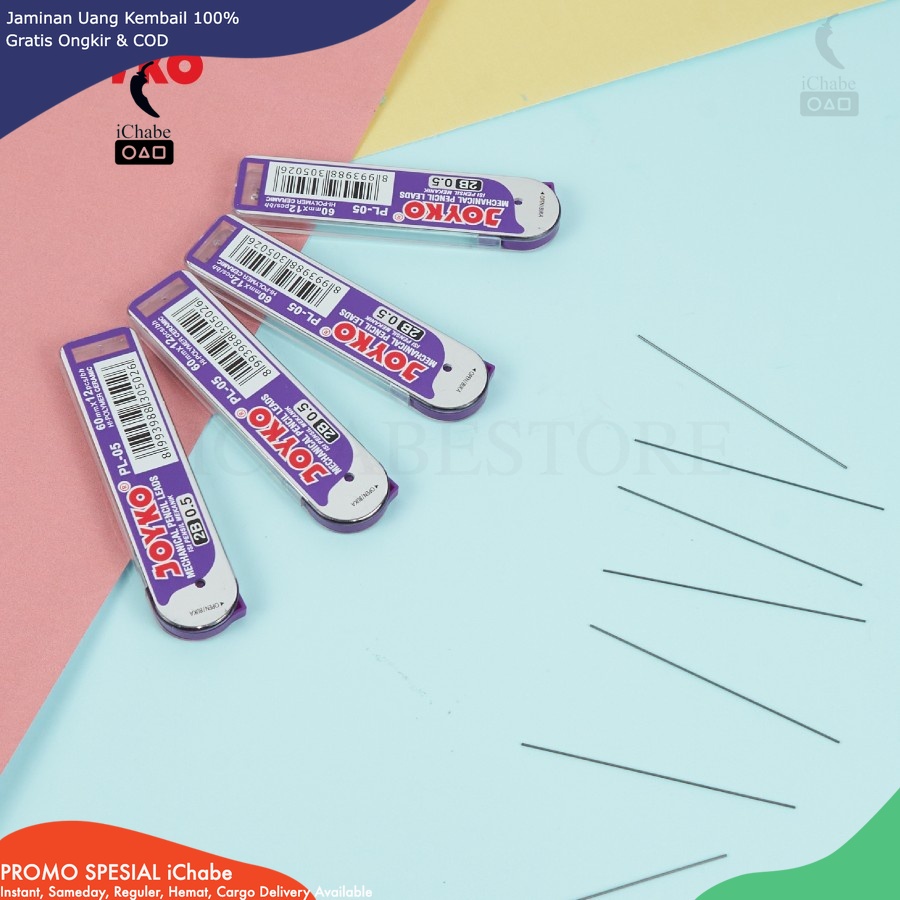 

(BISA COD) NA Refill Pensil Joyko 2B 0.5mm Isi Ulang Pensil Mekanik Pencil Lead PL-05