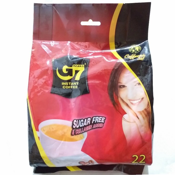 

✨PROMO✨ -Vietnam Coffee G7 3in1 SUGAR FREE & COLLAGEN - Kopi Vietnam G7 22×16g