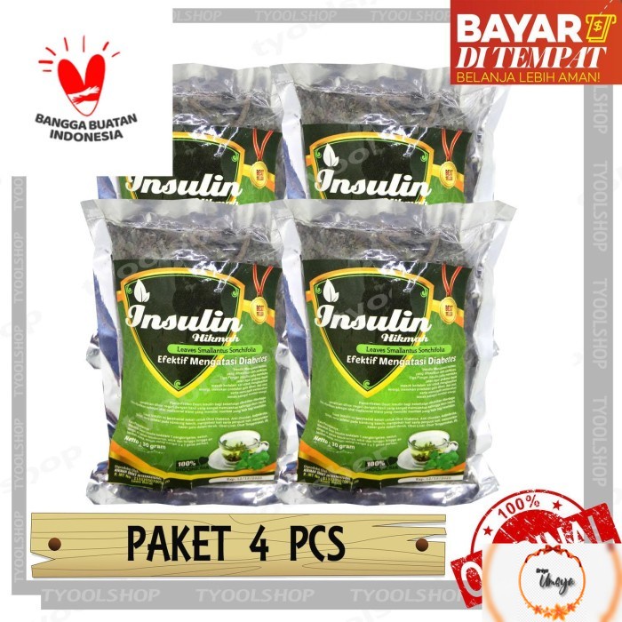 

[ PAKET 4 pcs ] Teh DAUN INSULIN efektif atasi Diabetes