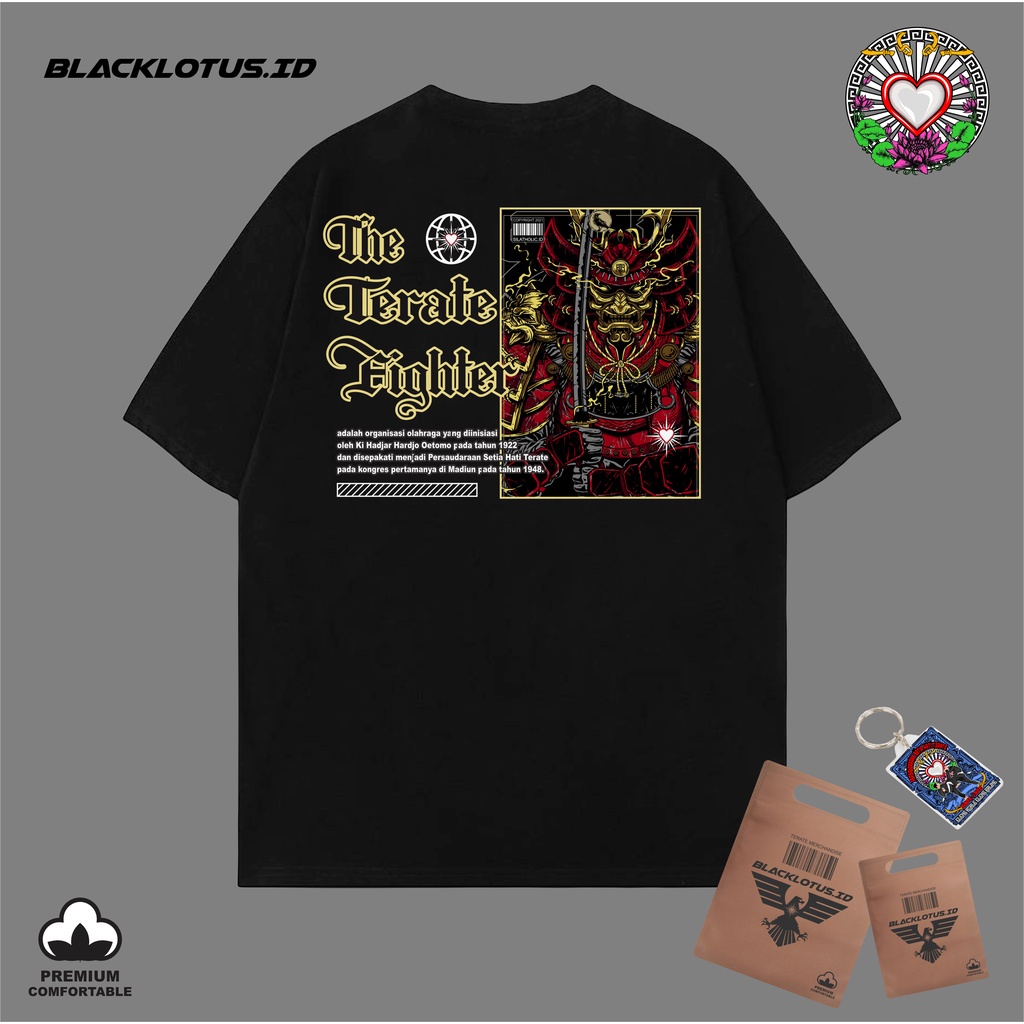 Kaos Terate SAMURAI Kaos Setia Hati terate Plastisol Katun Premium Asli Kaos Raja Tega Temu Rose
