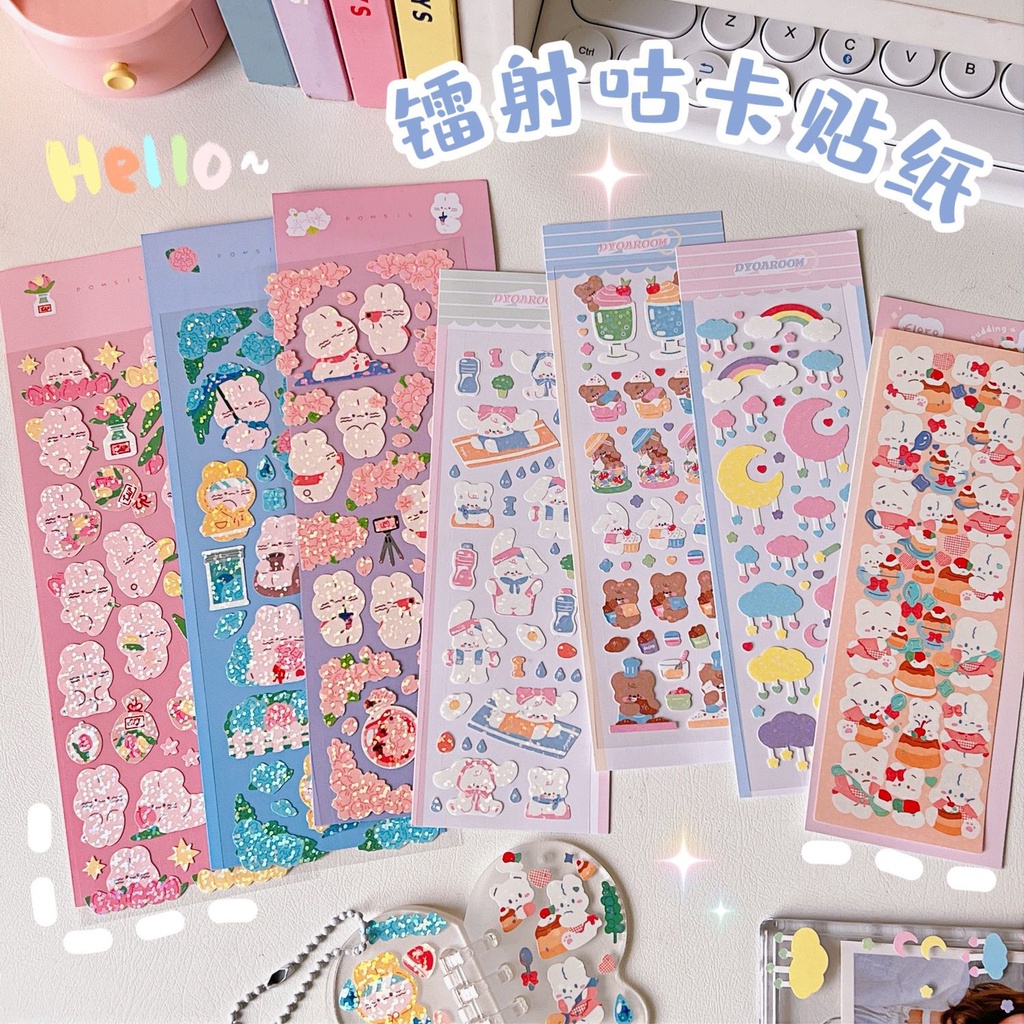 

Stiker Glitter Lucu Motif Kartun Terbaru (TheHansCorner)