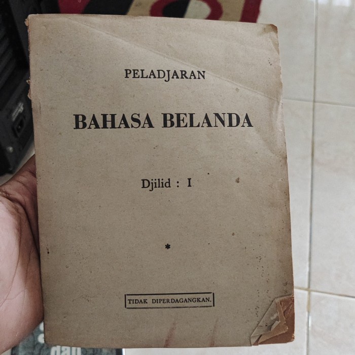 PELADJARAN BAHASA BELANDA 1958