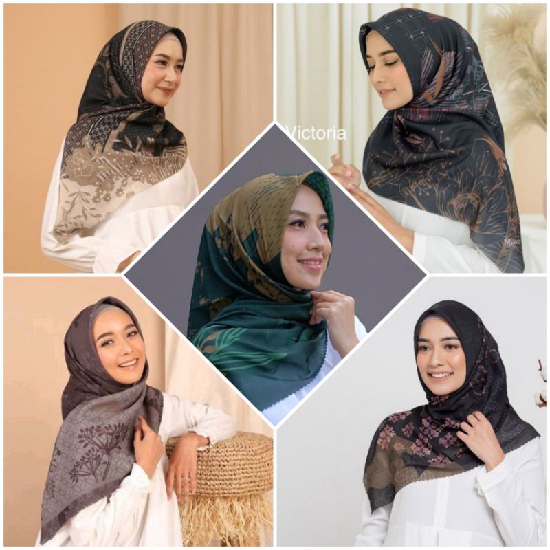 Promo hijab segi empat motif kerudung