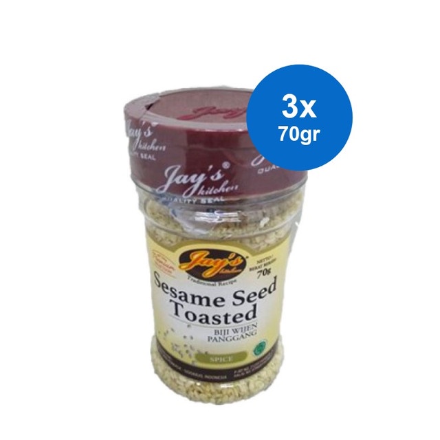 

Jay's Sesame Seed Biji Wijen Panggang 70 gr x 3