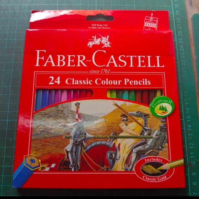 

pensil 24 warna faber castell - water colour 24