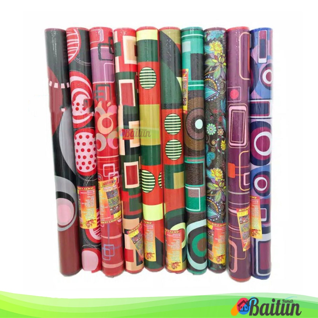 Baitun Karpet Besar Persegi Panjang [200x120cm] | Alas Lantai Klasa Tikar Gulung Kain Busa Motif Kar