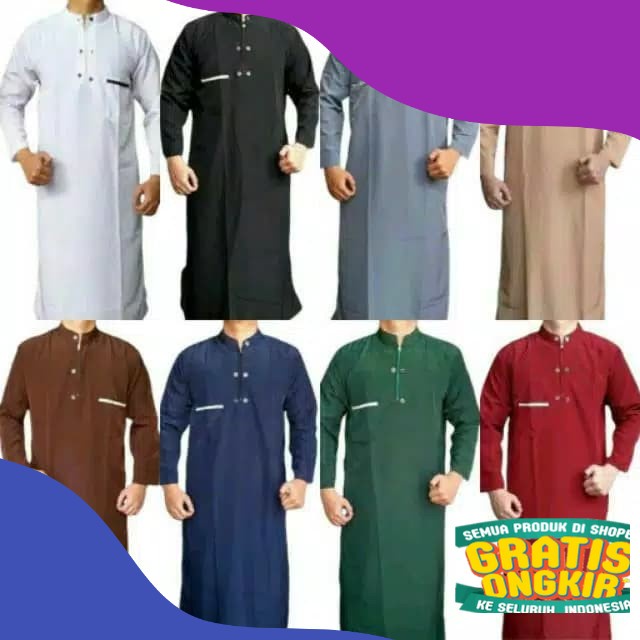 JUBAH GAMIS PRIA DEWASA PAKISTAN KURTA ARAB BAJU MUSLIM PRIA/ Kuaitas bagus