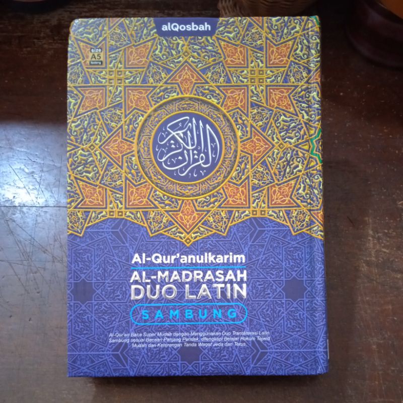 Al-Qur'an Tanggung Al-Madrasah Duo Latin Sambung