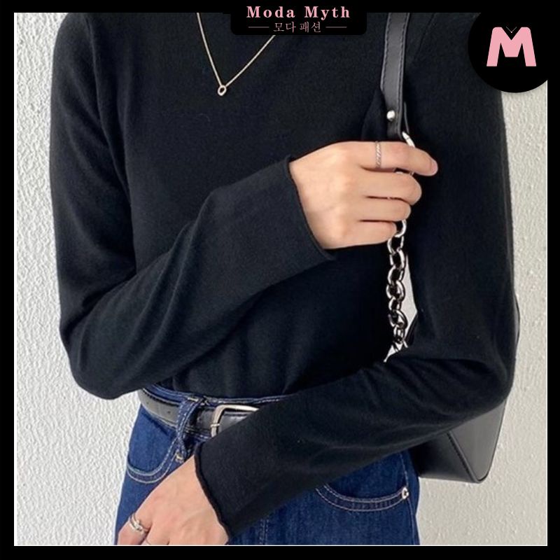 MODAMYTH RAJUT TURTLENECK PREMIUM LENGAN PANJANG WANITA IMPORT BAHAN ADEM INNER HIJAB PREMIUM IMPOR 