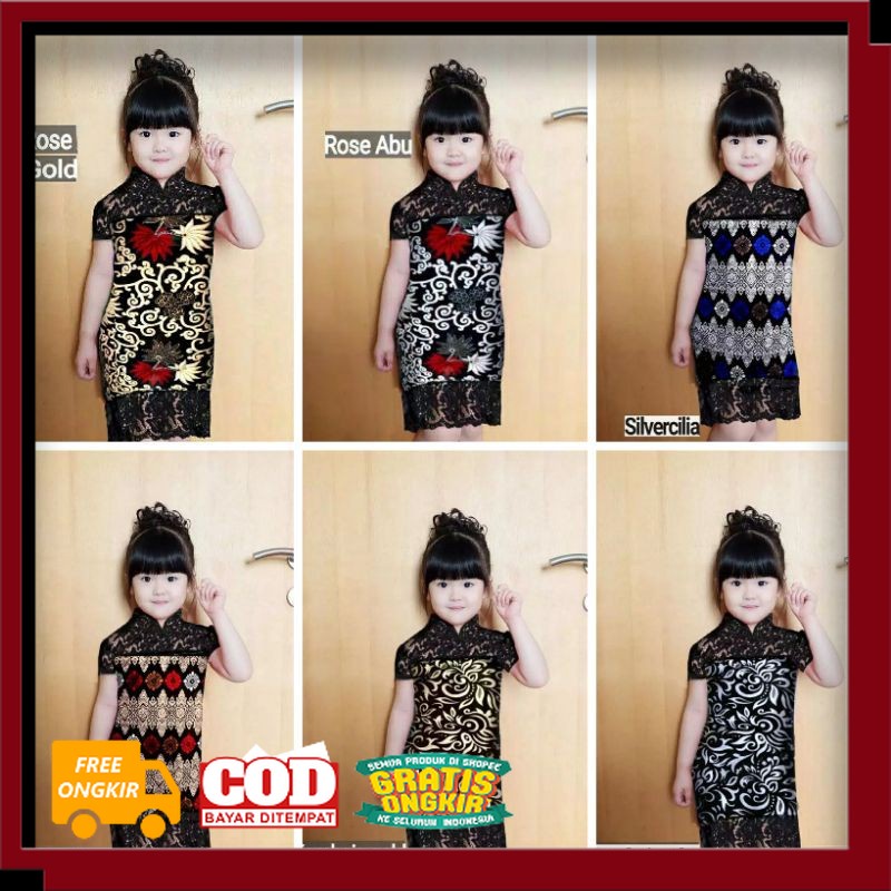 fashion anak dress batik claire dress anak batik modern terlaris// BATIK KEREN TERKINI MODEL BARU