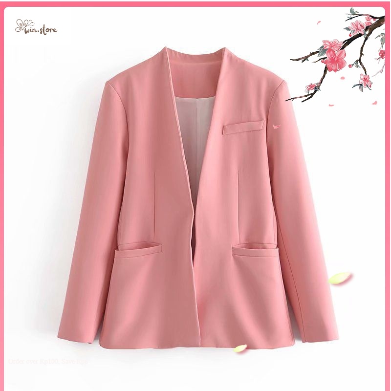 Outer Kekinian / Outfit blazer wanita 2022 / Outfit blazer wanita terbaru / Blazer wanita model baru