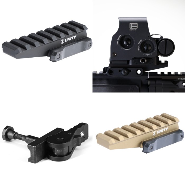 Unity Tactical Reps Rail Riser Optic - Style Fast Raiser Optic Micro Mount AEG GBBR