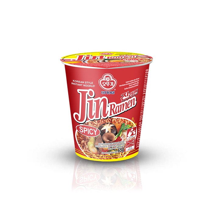 

Ottogi Jin Ramen Spicy Cup 65g