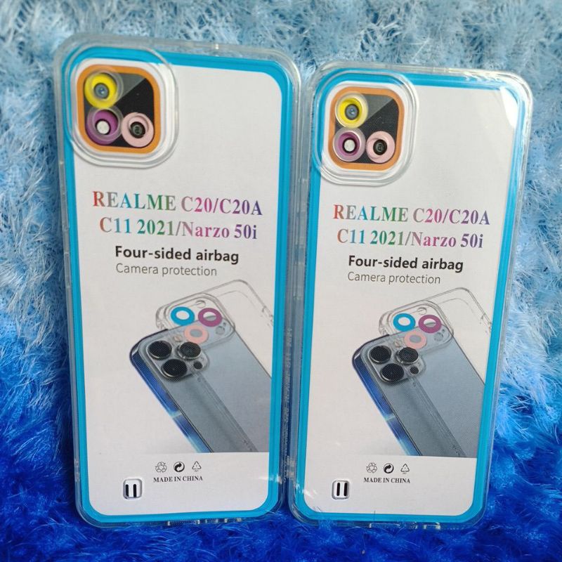 Soft Case Clear Space Bening Realme C20/C20A/C11-2021/Narzo 50i Casing Pelindung Camera