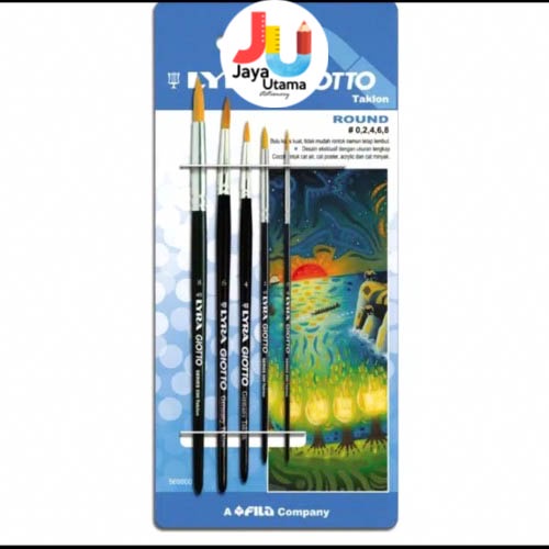 

Kuas Lukis Lyra Giotto ROUND Art Brush SET (0 , 2 , 4 , 6, 8)