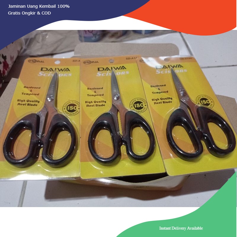 

Gunting Kecil Daiwa M2000 Stailess Stell Tajam Gagang Besar Box Murah / Perlengkapan Alat Jahit Kantor MURAH GROSIR ATK BUKU BOLPEN