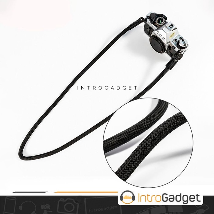 

Strap Kamera Camera Neck Strap Mountaineering Nylon Rope Hijau Olive - Hitam