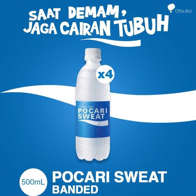 

POCARI SWEAT PET 500 ml Banded isi 4 Botol ORIGINAL