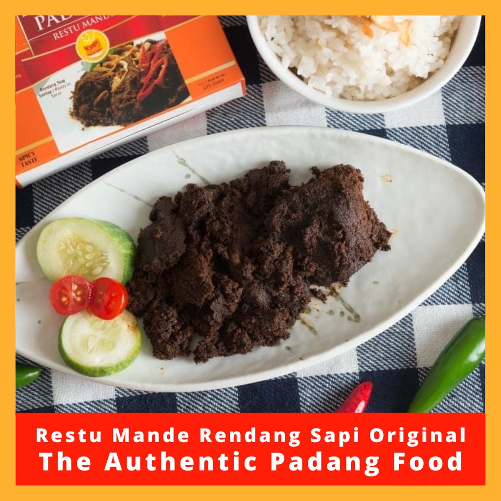 

Rendang Sapi Restu Mande 125 gram