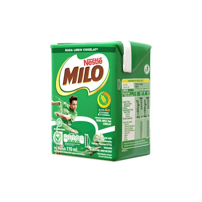

MILO ACTIV GO UHT 110 ML RASA COKELAT
