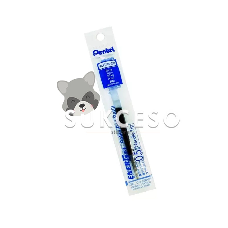 

Refill Pentel Pulpen Energel LRN5 Biru 0.5mm BLN105