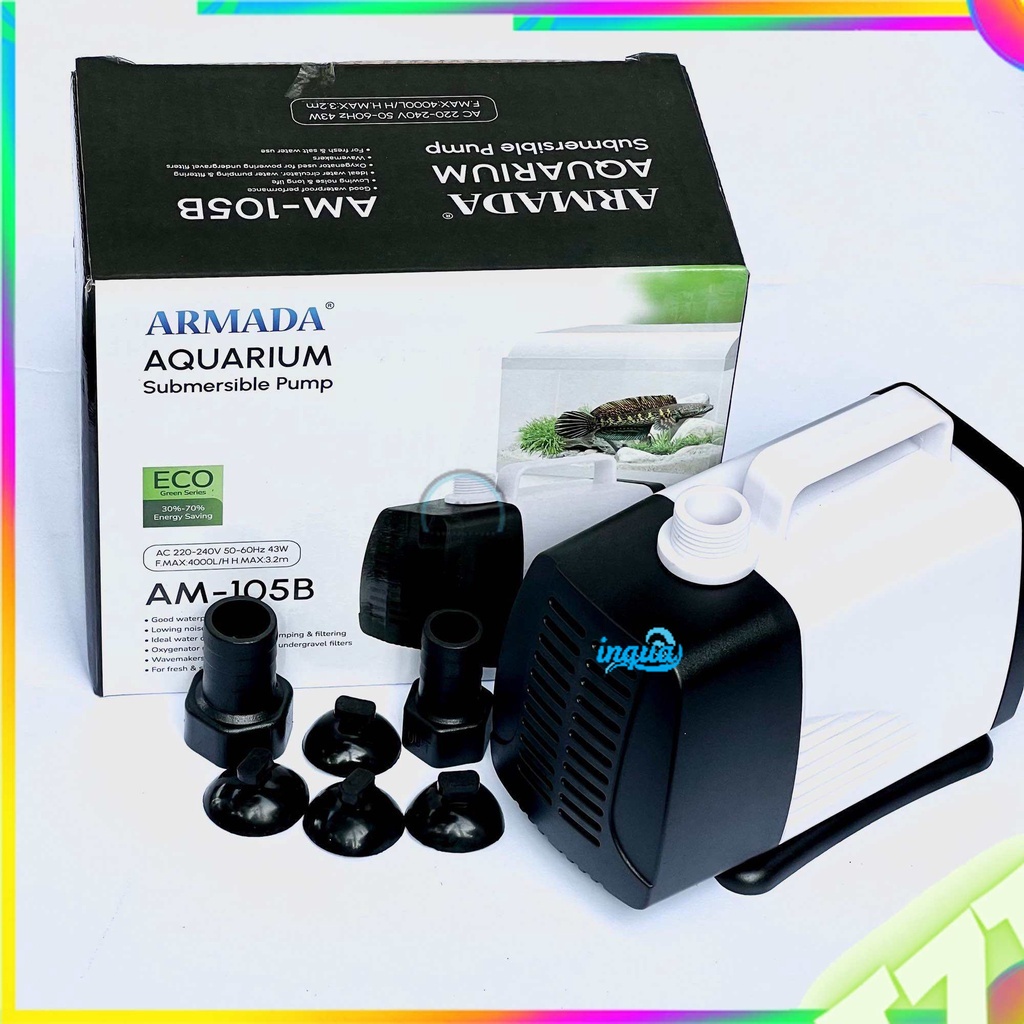 Pompa kolam aquarium armada am 105B
