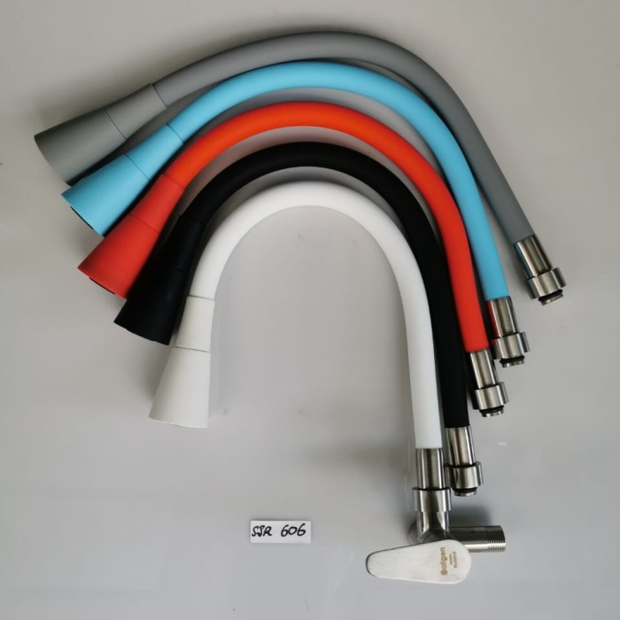 Kran Angsa Fleksibel Flexibel WARNA SOLIGEN SSR 606 TEMBOK - Putih
